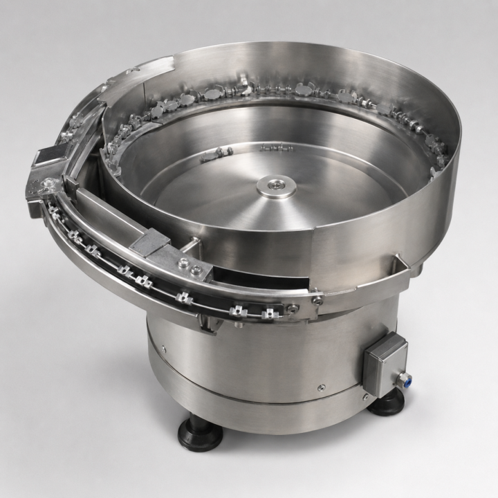 High-Speed Stainless Steel Centrifugal Bowl Feeder Manufacturer in India for Automatic Component Feeding Systems