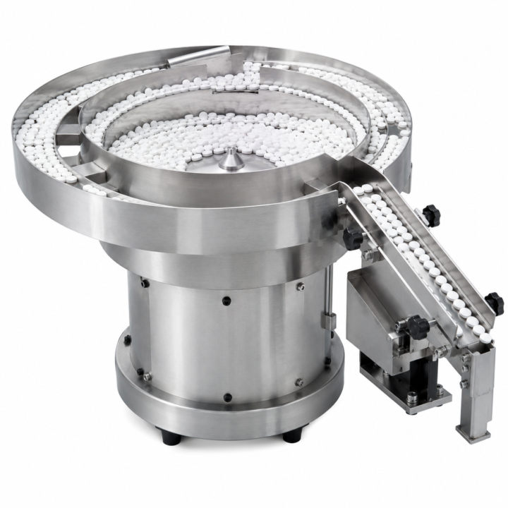 Pharmaceutical Bowl Feeder Manufacturer in India – Stainless Steel Vibratory Feeding System for Tablets and Capsules
