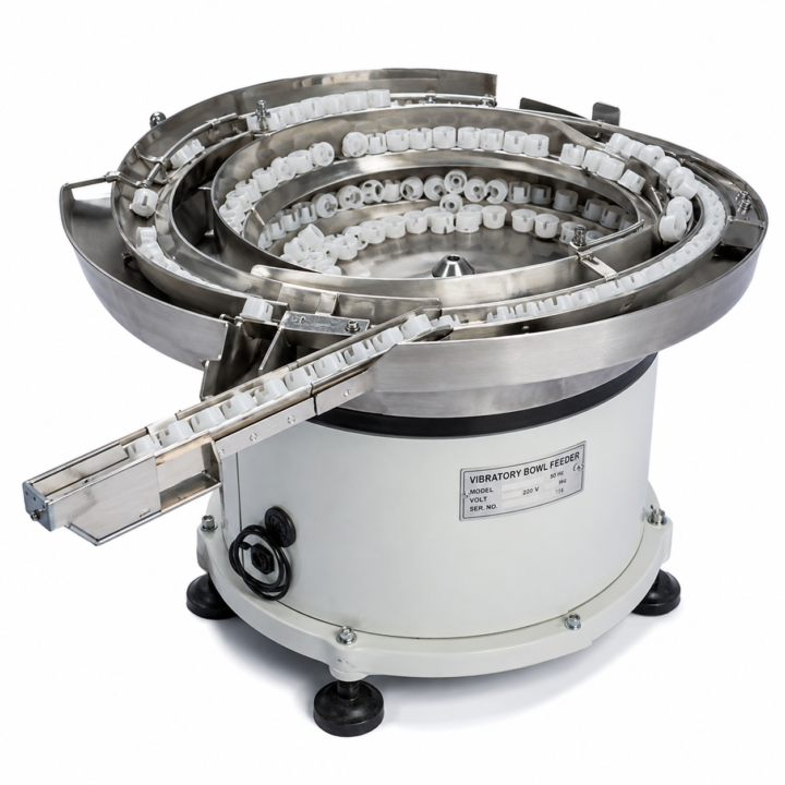 Vibratory Bowl Feeder Manufacturer in Pune Industrial Vibratory Bowl Feeder System Automatic Component Feeding Bowl Feeder Custom Vibratory Bowl Feeder India Stainless Steel Vibratory Bowl Feeder for Automation